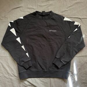 Spyder Black Crewneck Sweatshirt Size M
